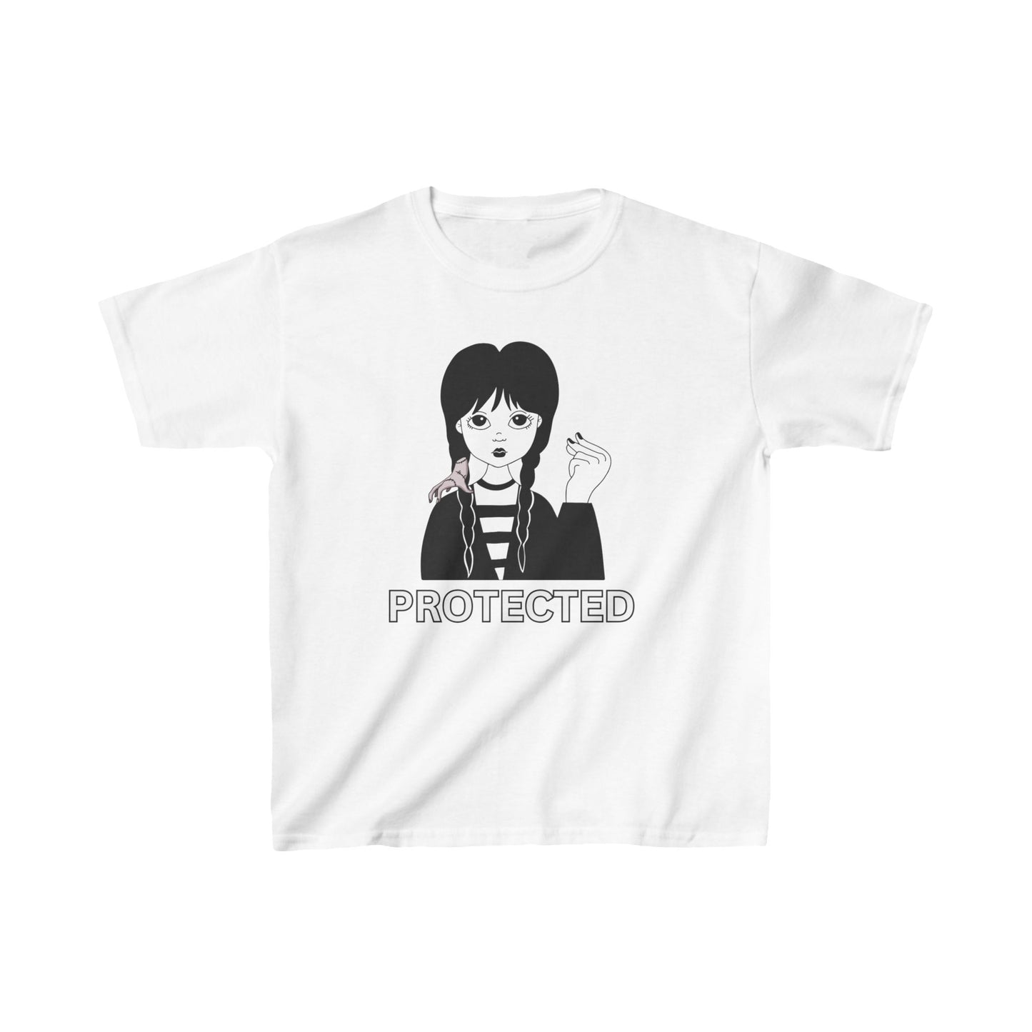 Kids Wednesday Addams & Evil Eye Tee