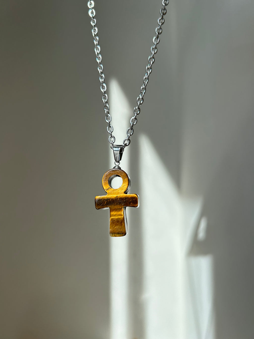 Crystal Ankh Necklaces