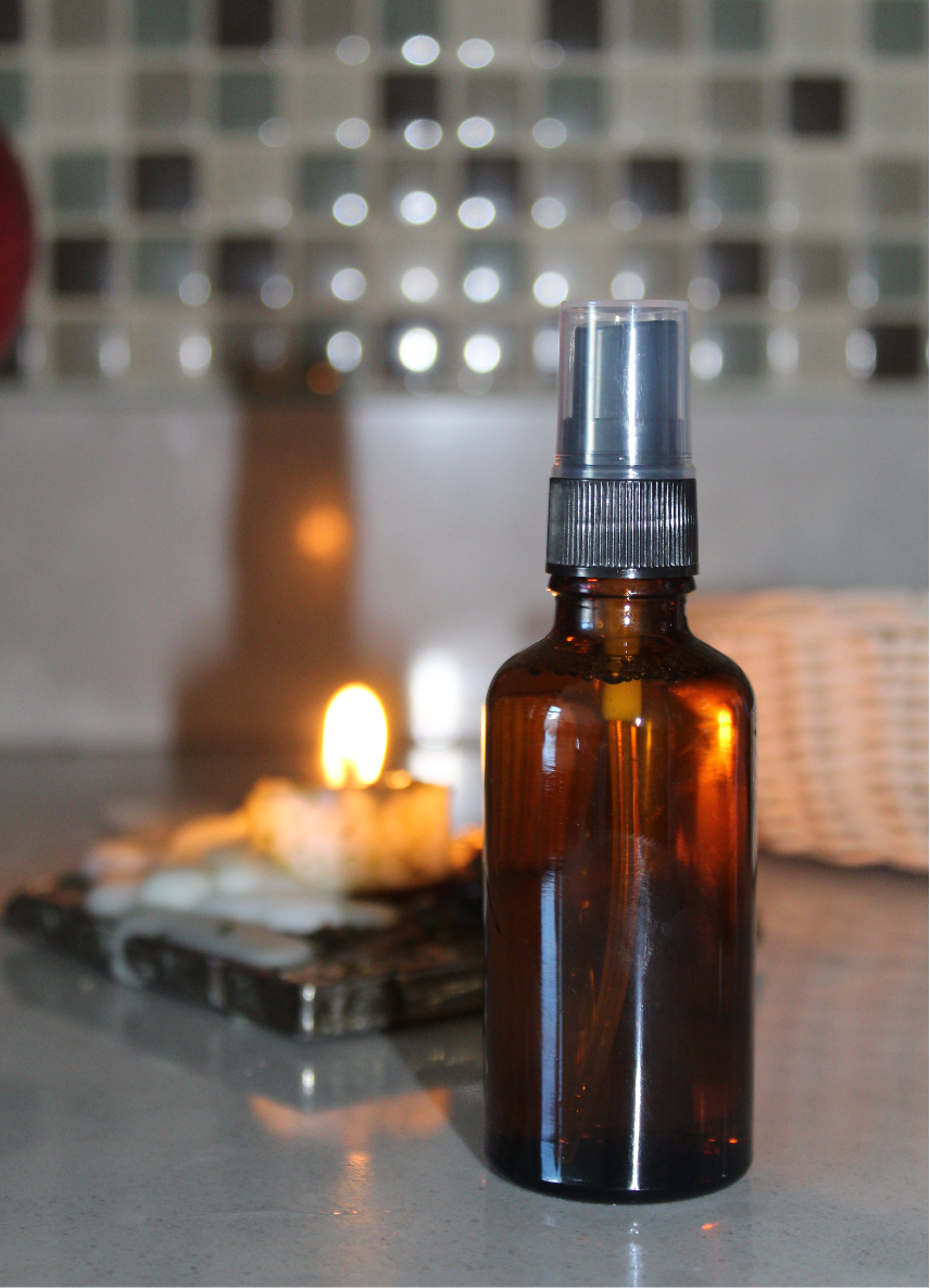 Custom Floral Smudge Spray