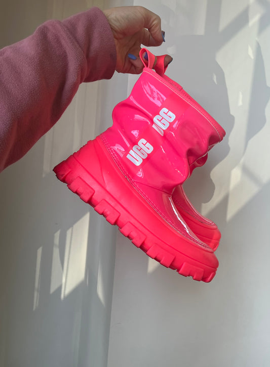 Neon Pink Ugg Boots