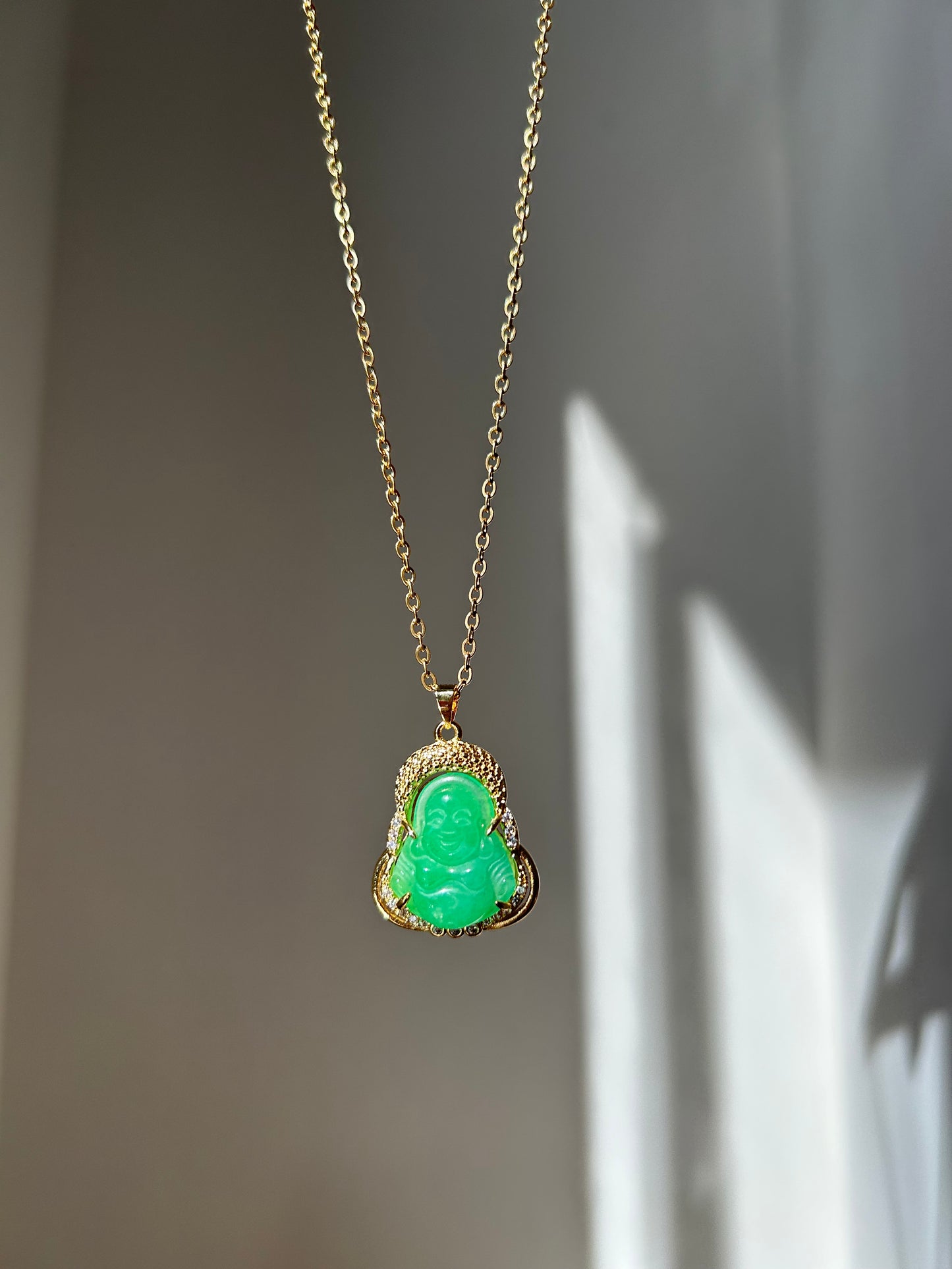 Jade Buddha Necklace