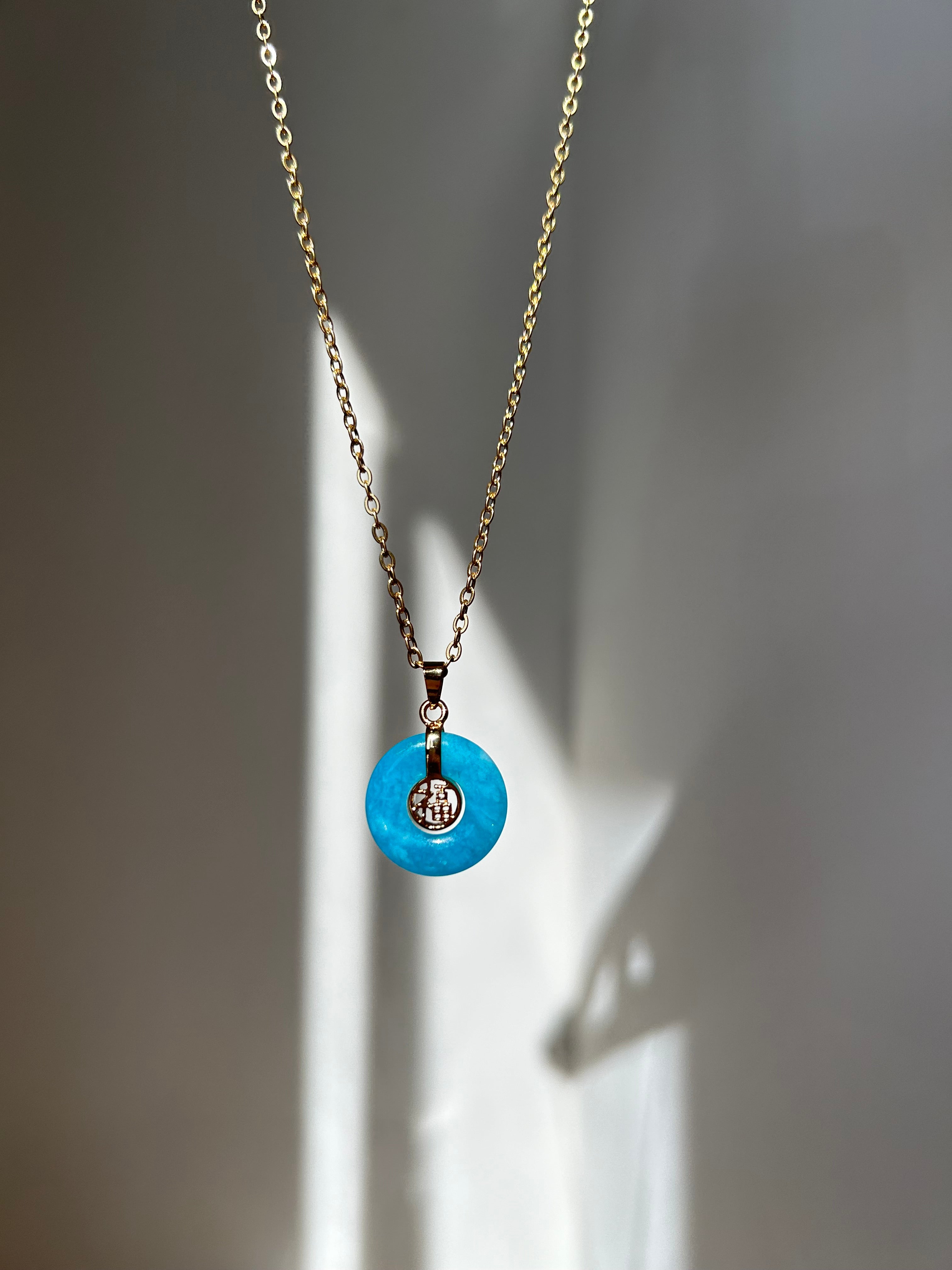 Blue Jade Necklace