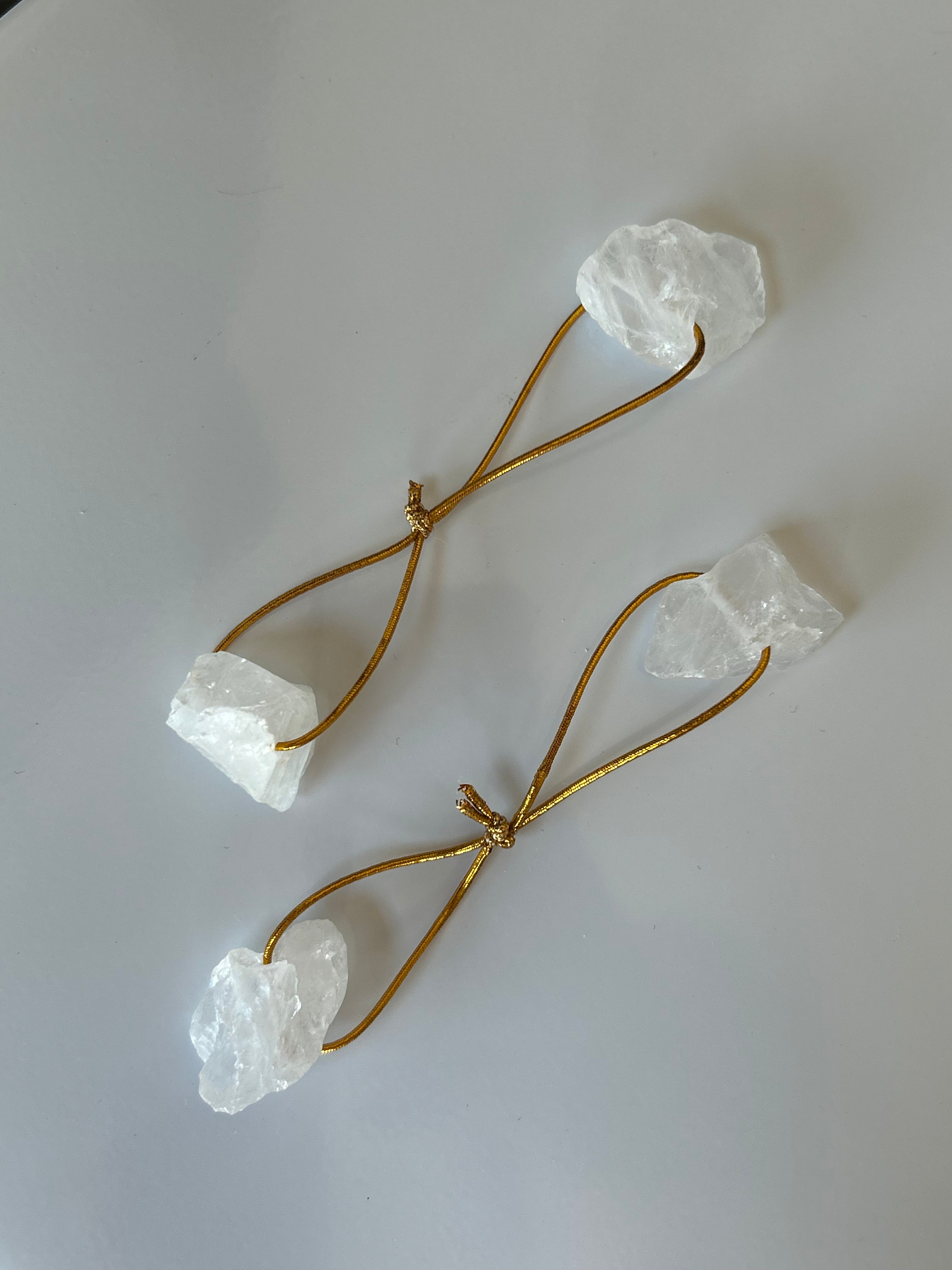 Raw Clear Quartz Hair Balls