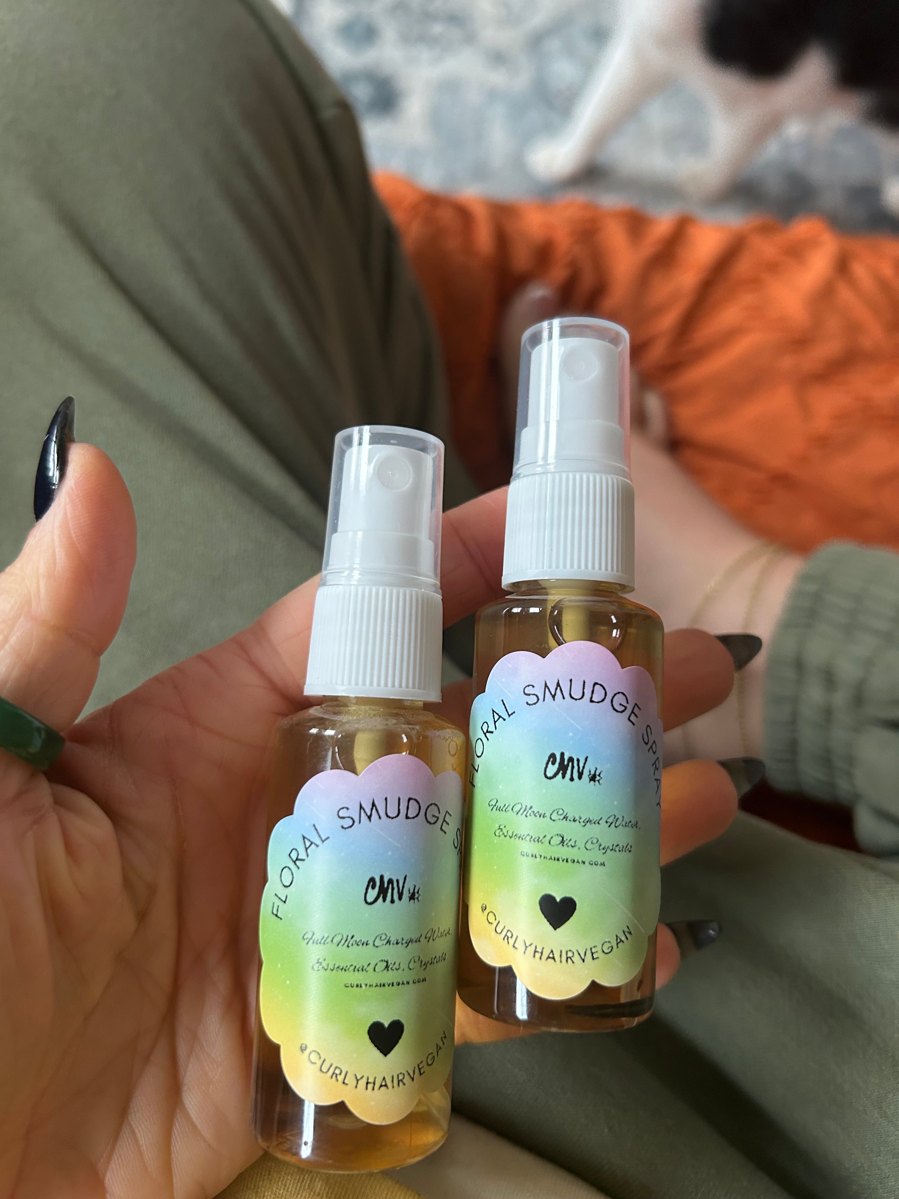 Mini Floral Smudge Spray
