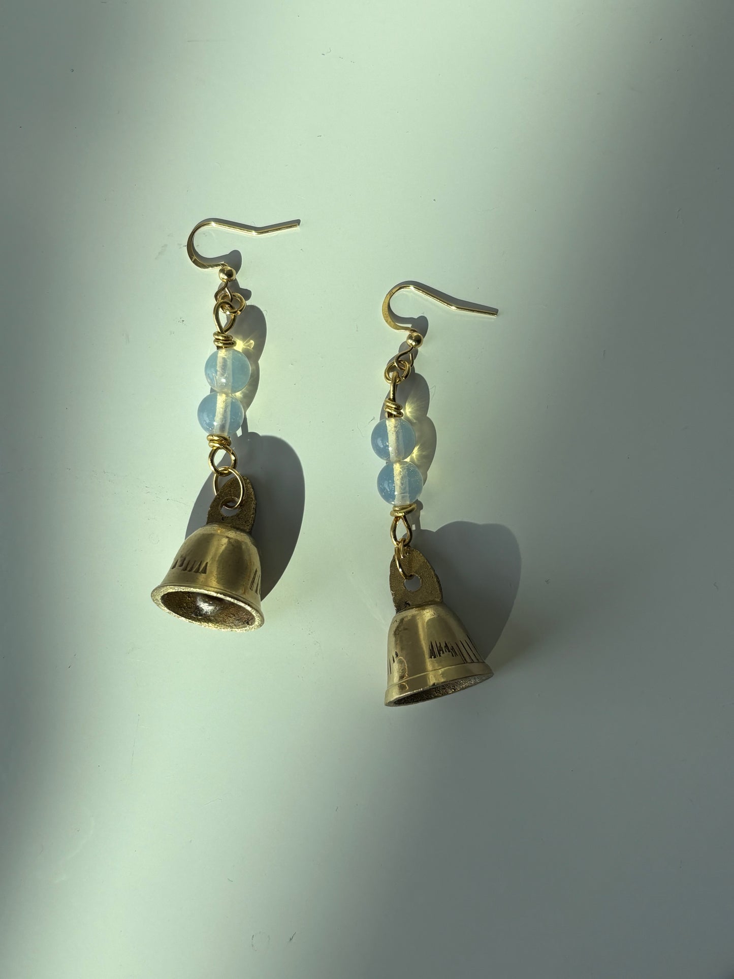 Opalite Altar Bell Earrings