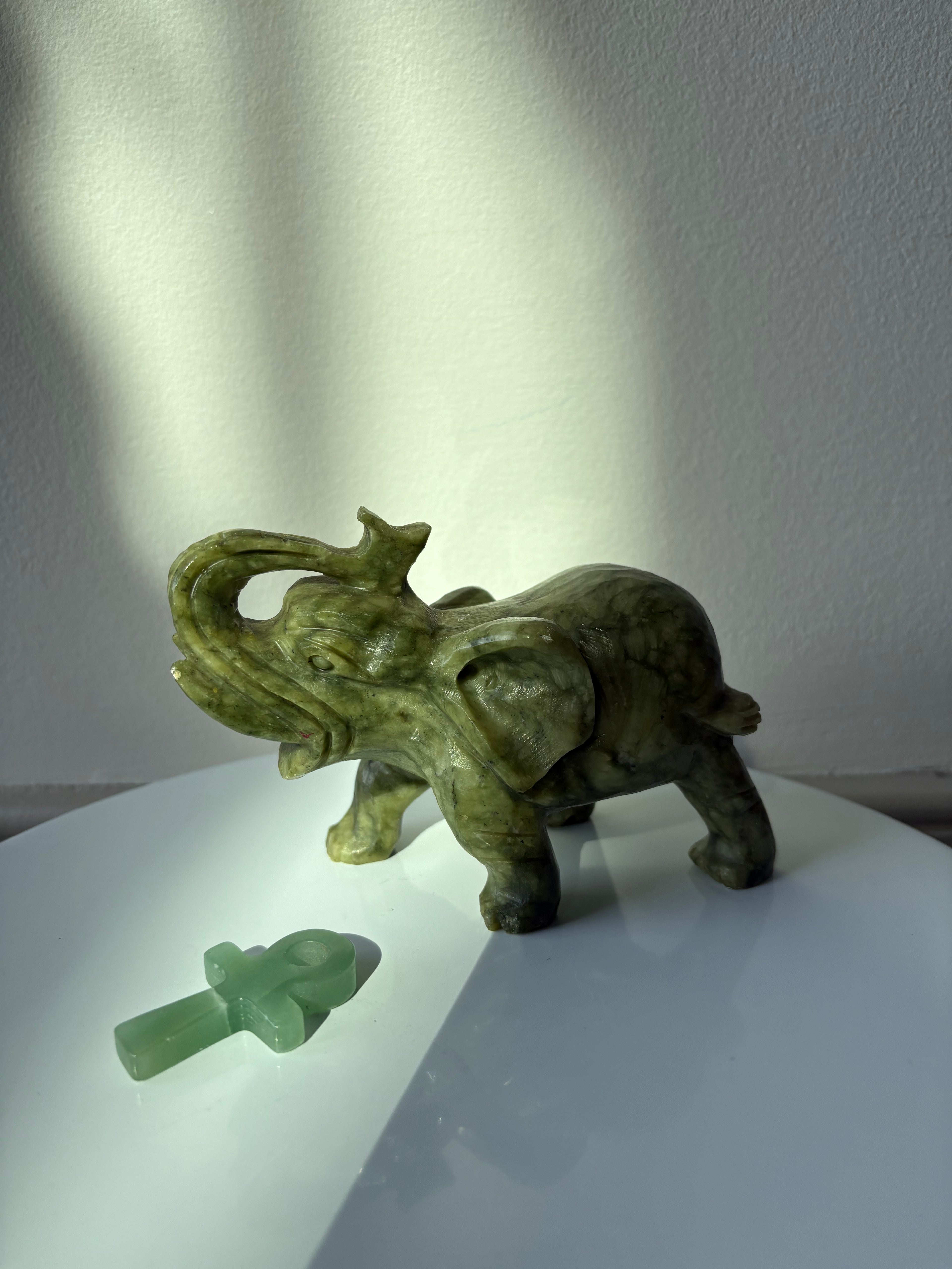 Jade Elephant & Ankh