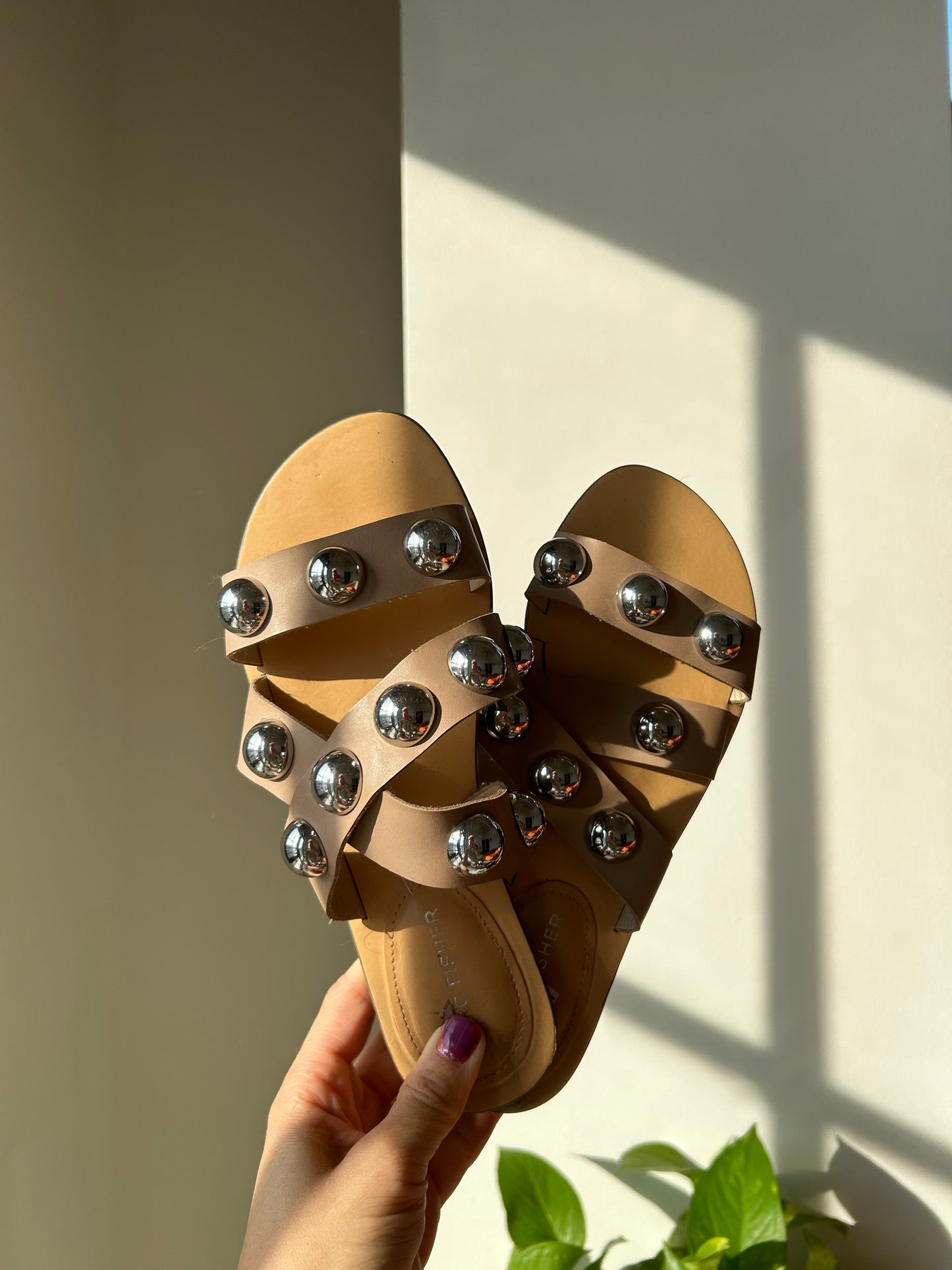 Studded sandals