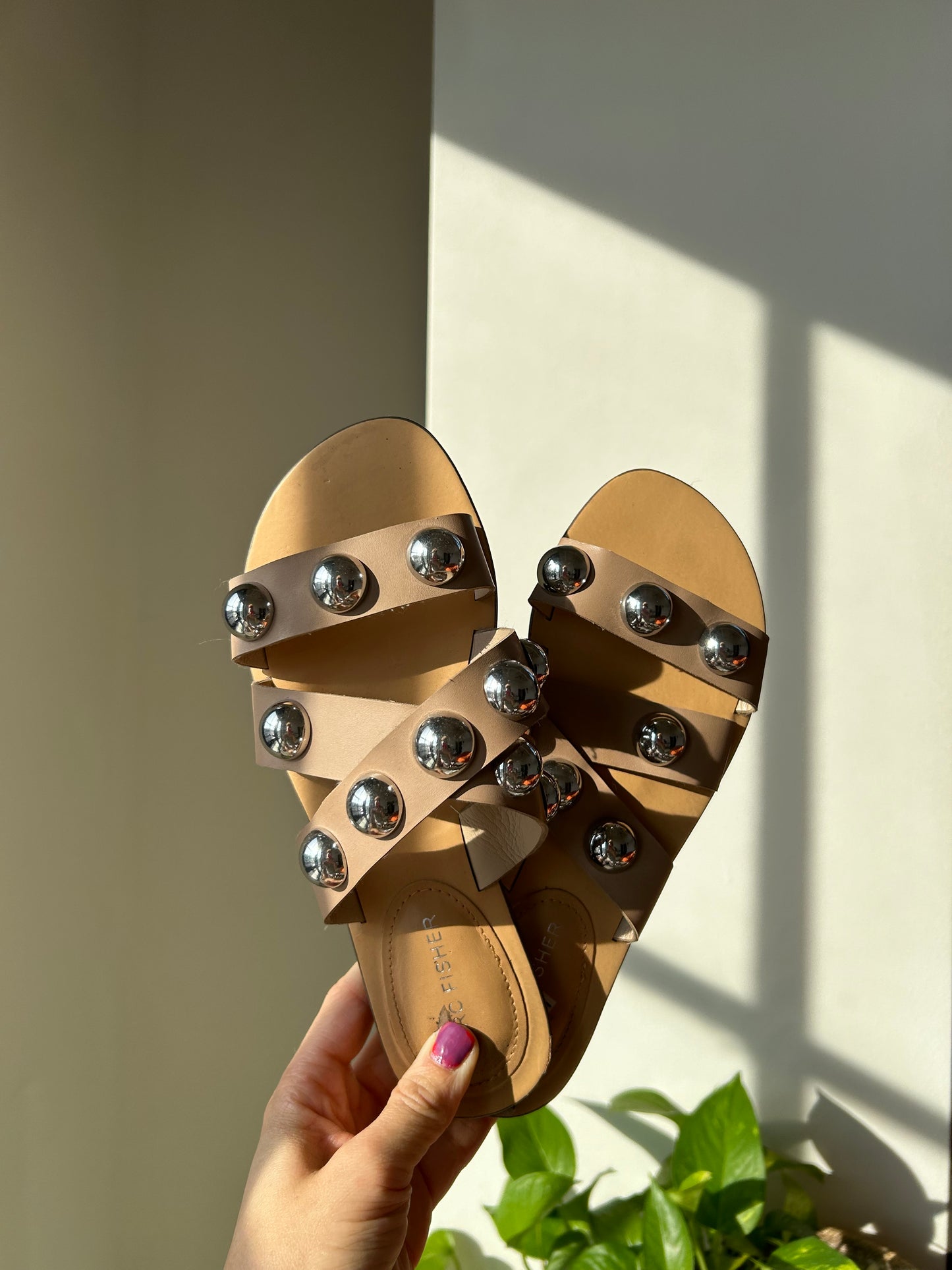 Studded sandals