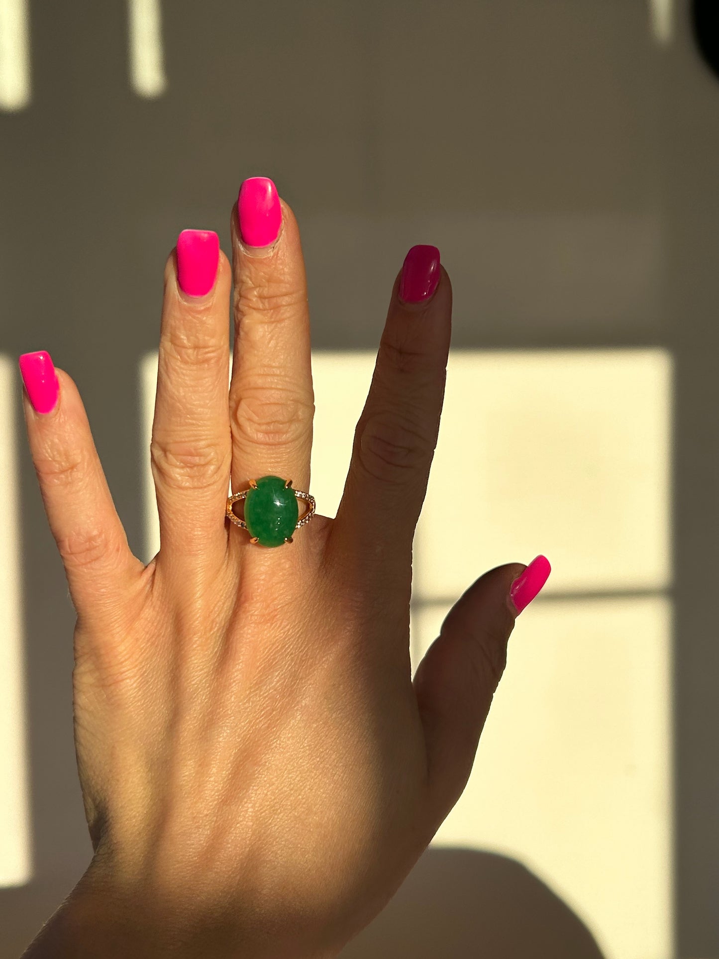 Jade Adjustable Rings