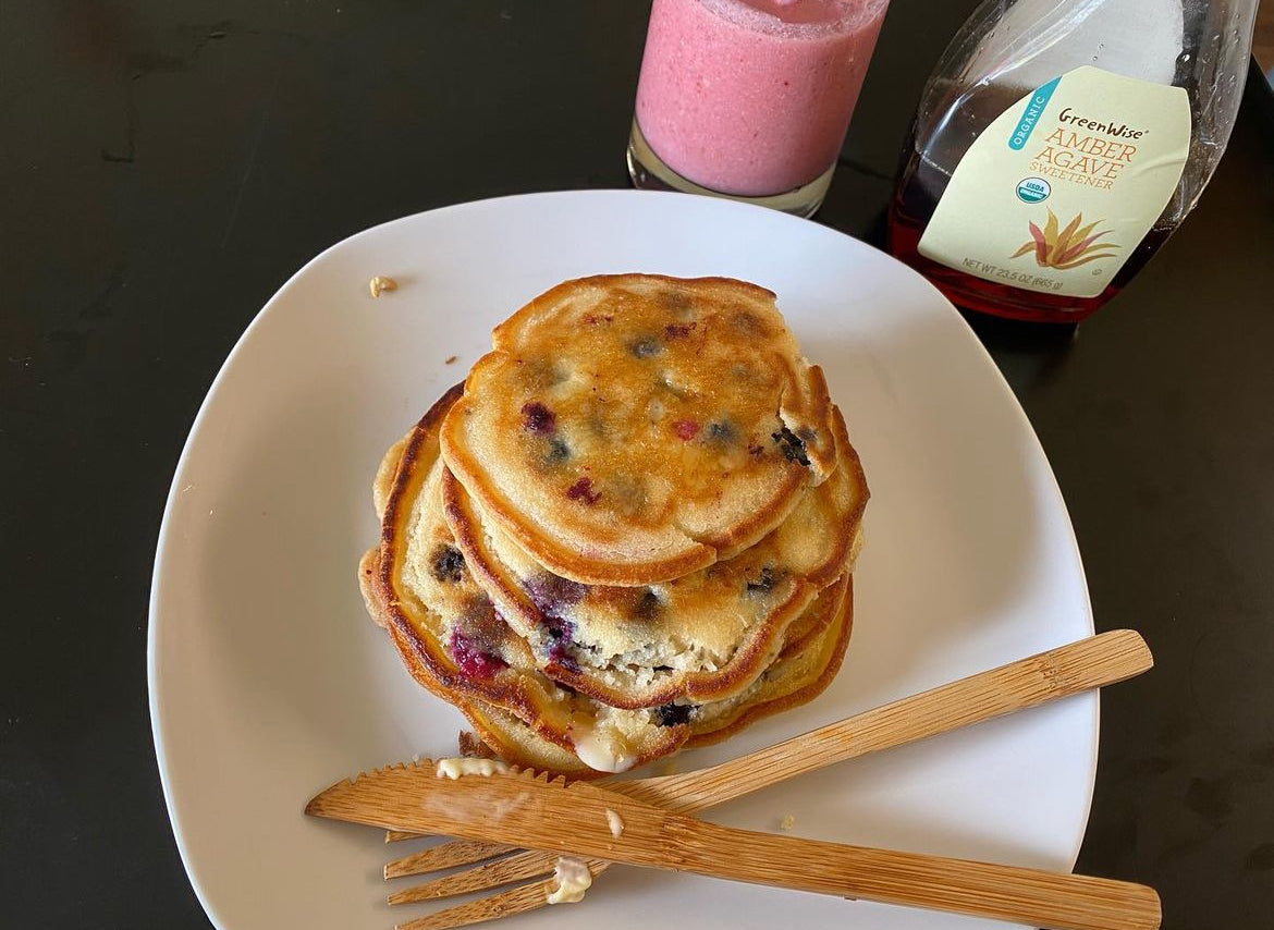 Vegan Blueberry Pancakes