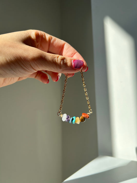 Minimal Chakra Bracelet