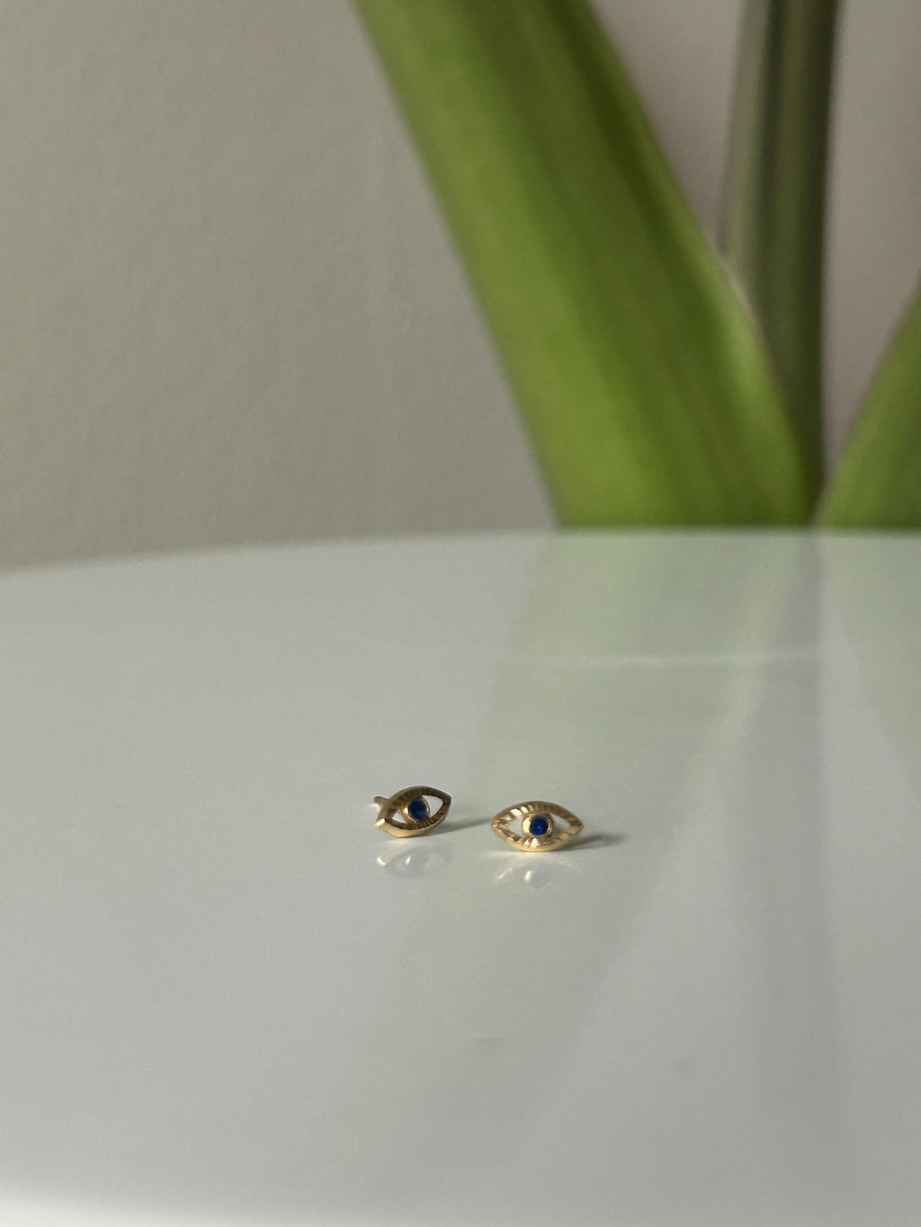 10k Evil Eye Studs