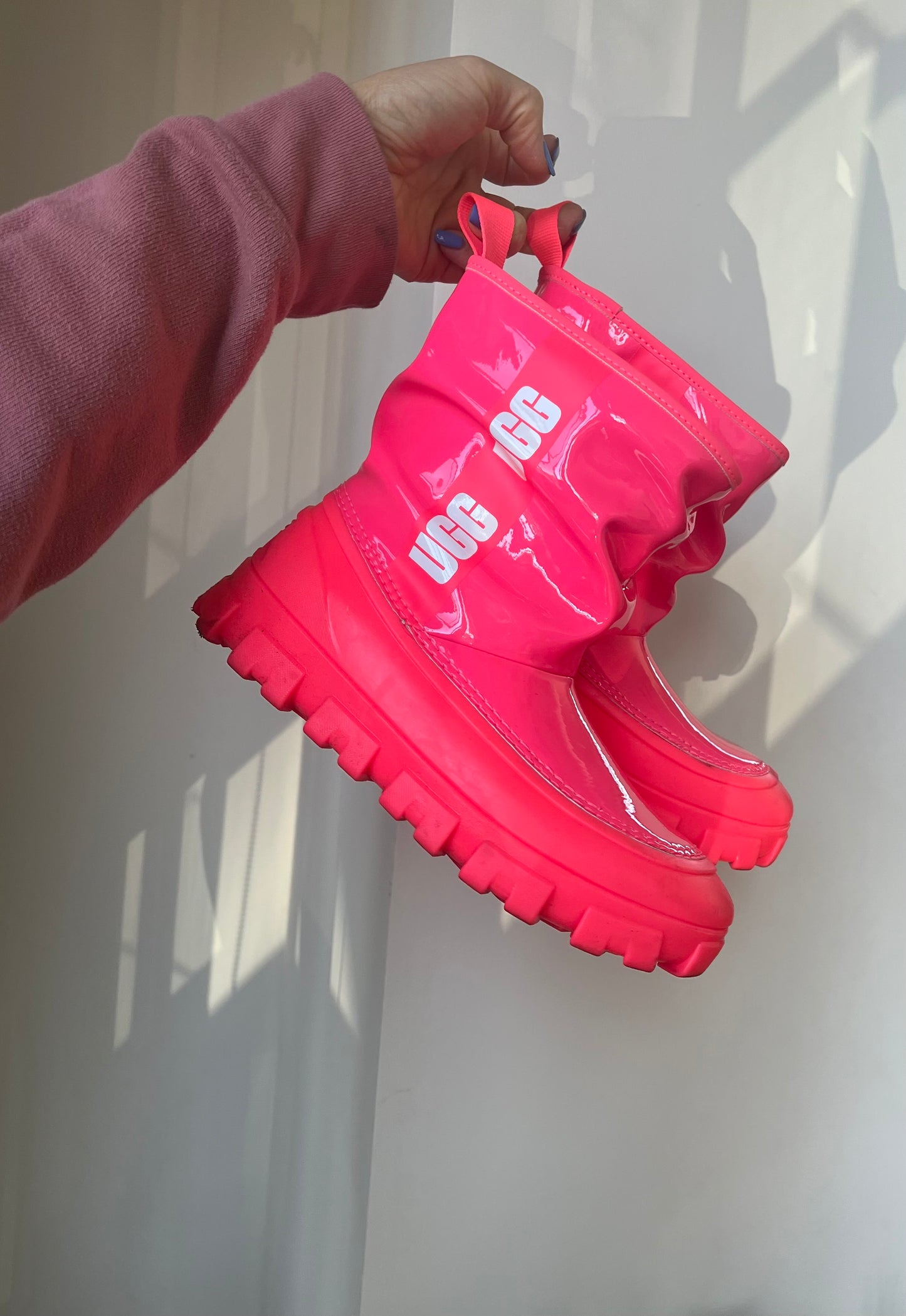 Neon Pink Ugg Boots