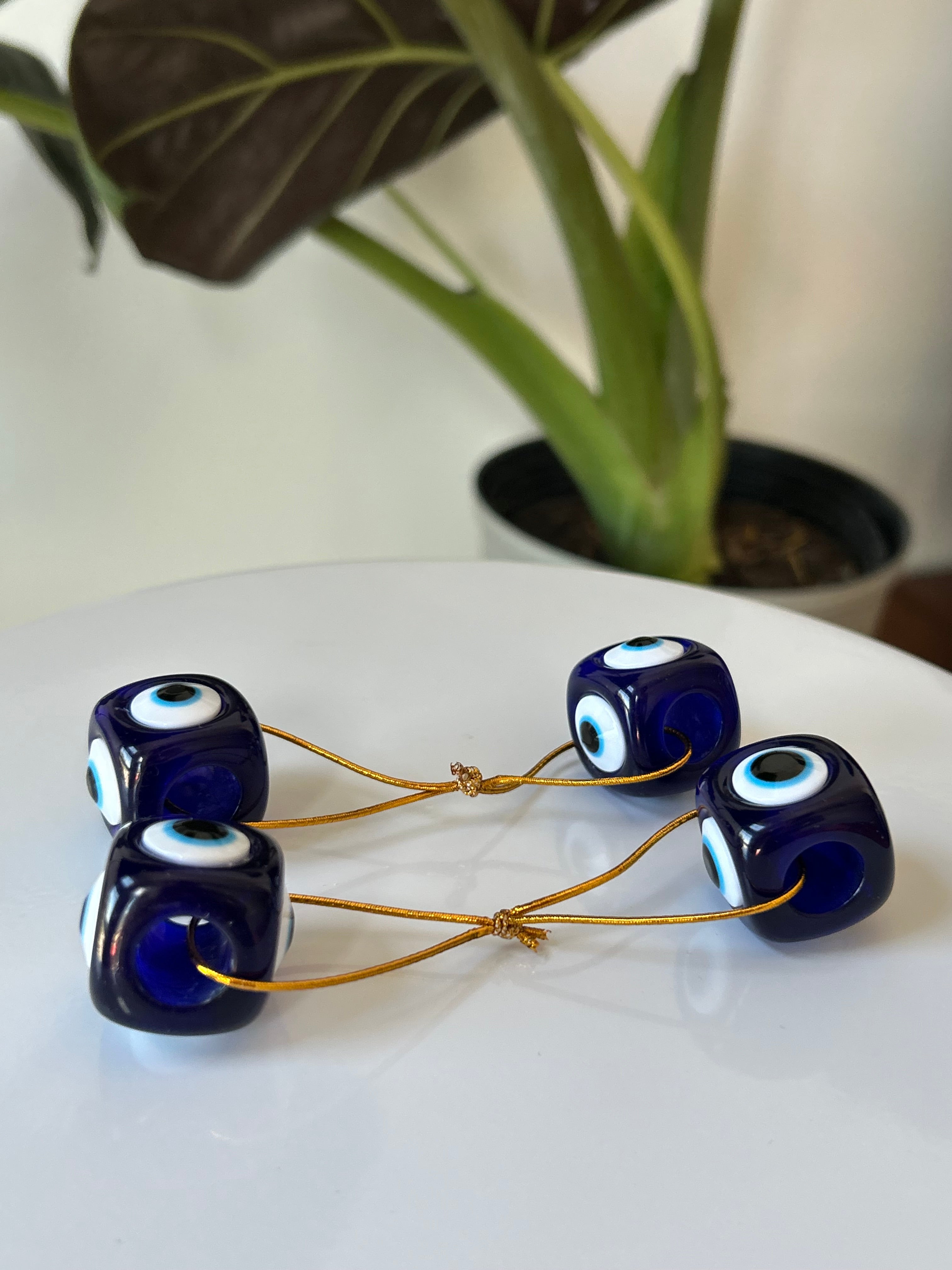 Handmade Evil Eye Hair Balls