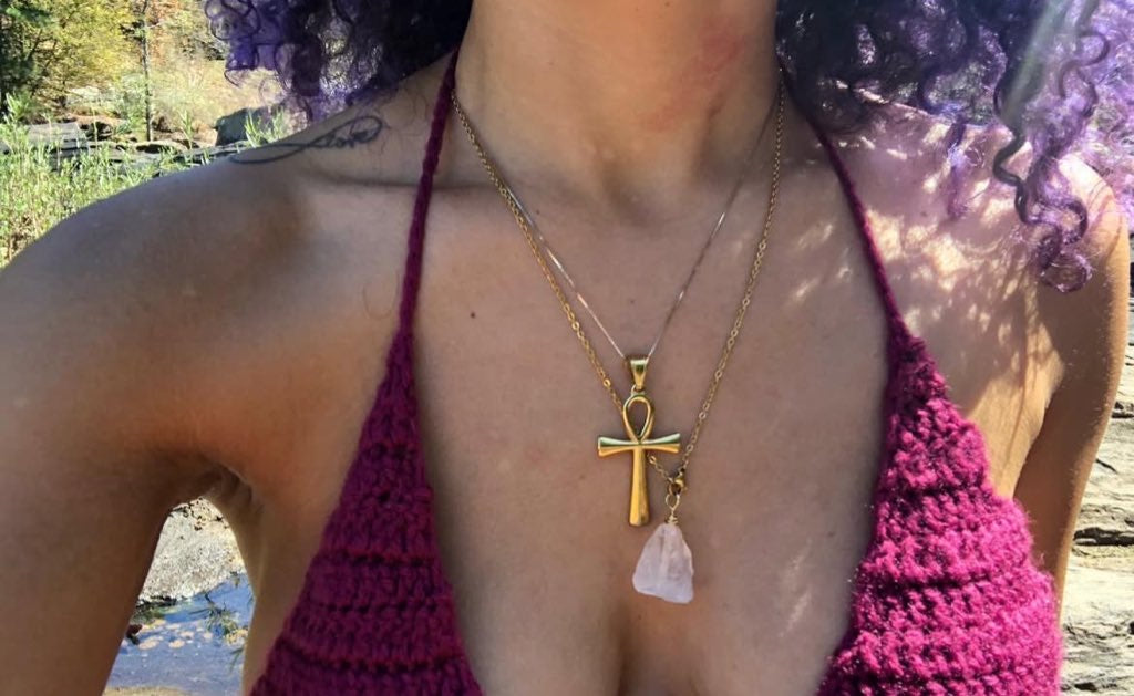 Purity & Ankh Necklace Set