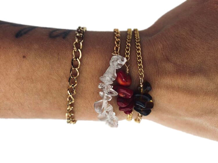 Minimal Crystal Bracelets