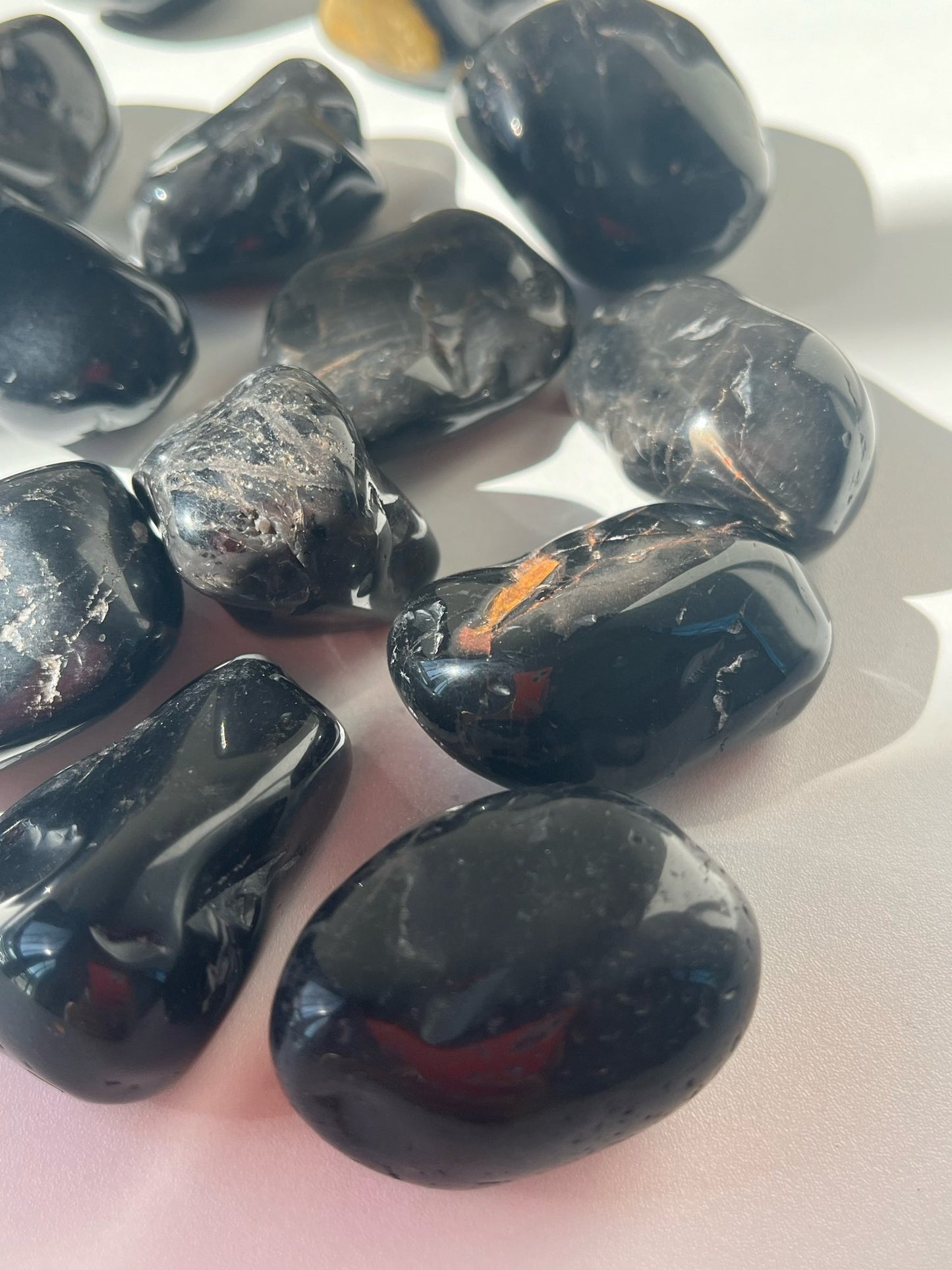 Tumbled Black Obsidian