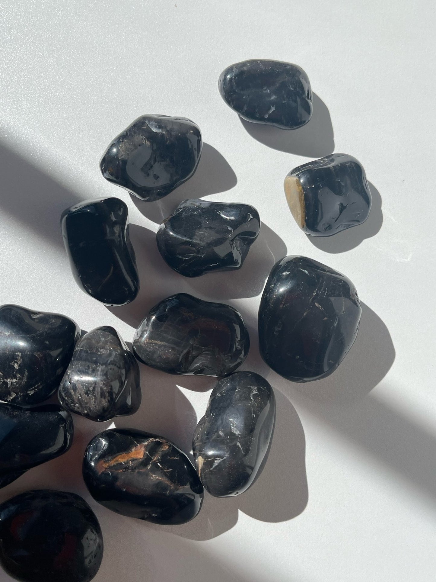 Tumbled Black Obsidian