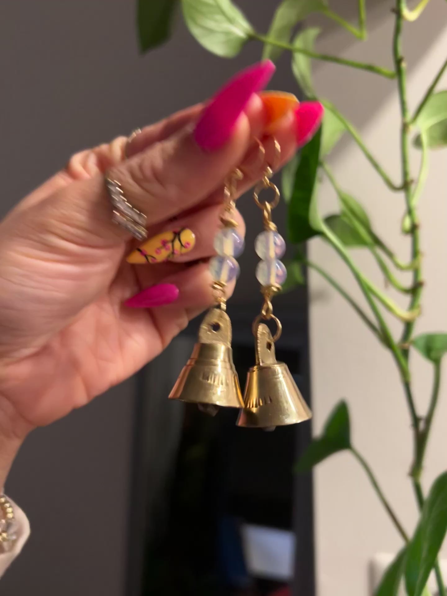 Crystal Altar Bell Earrings